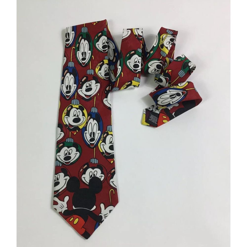 Tie Mickey Mouse USA Mickey Unlimited Disney‎ by Balancine Inc the Tie Works